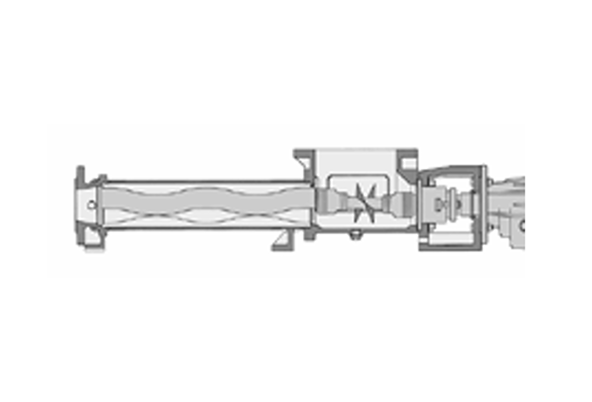 Насос серии BTQ схема в разрезе